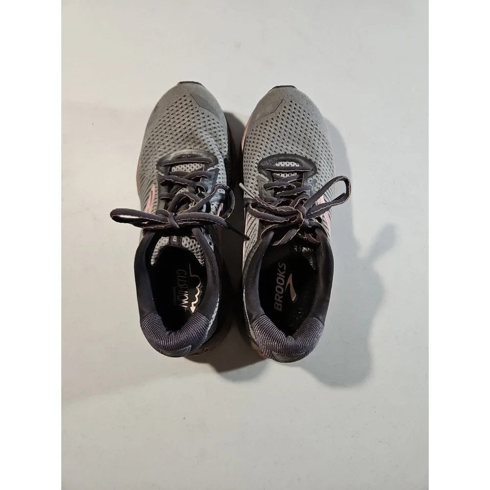 Brooks Adrenaline GTS 20‎ Womens 9.5 M(B)Gray/Rose Gold Running Shoes(S54